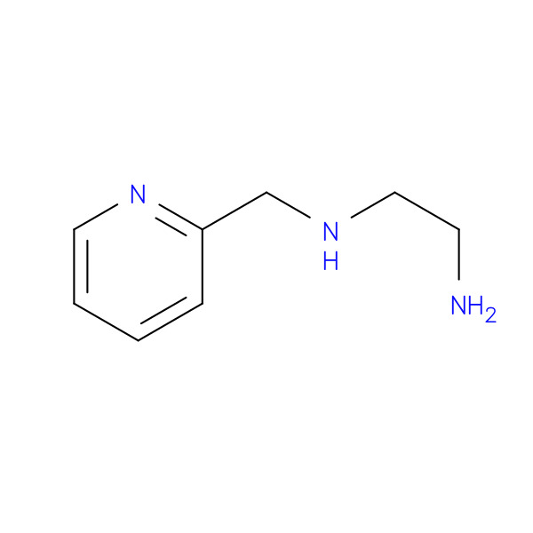 N1-(Pyridin-2-ylmethyl)ethane-1,2-diamine 化学構造式