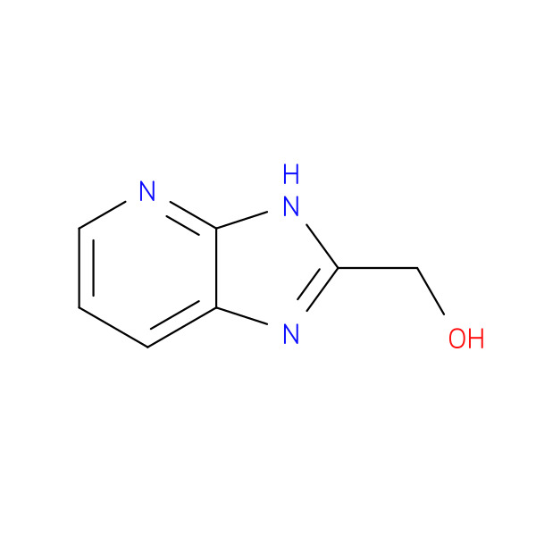 3H-Imidazo[4,5-b]pyridine-2-methanol 化学構造式