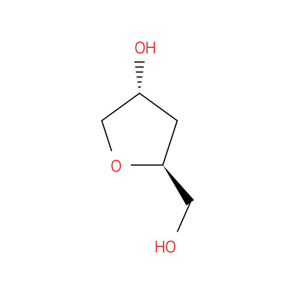 D-erythro-Pentitol, 1,4-anhydro-3-deoxy- 化学構造式