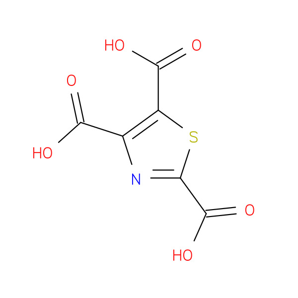 1,3-Thiazole-2,4,5-tricarboxylic acid 化学構造式
