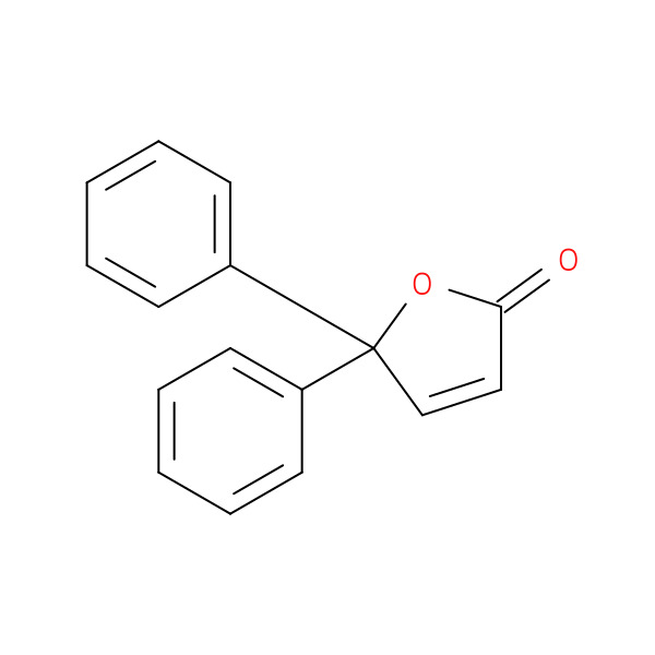 5,5-Diphenyl-2(5H)-furanone 化学構造式