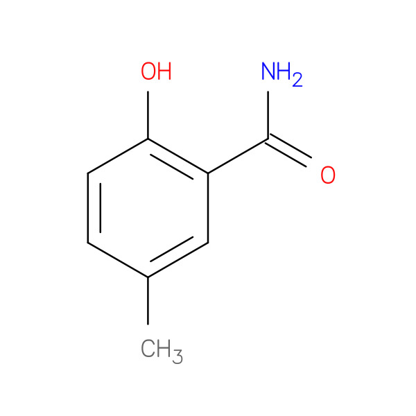5-Methylsalicylamide 化学構造式