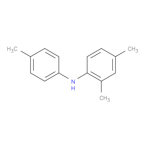 2,4,4'-Trimethyldiphenylamine 化学構造式