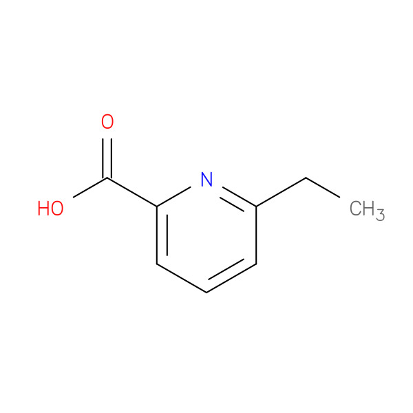6-Ethylpicolinic acid 化学構造式