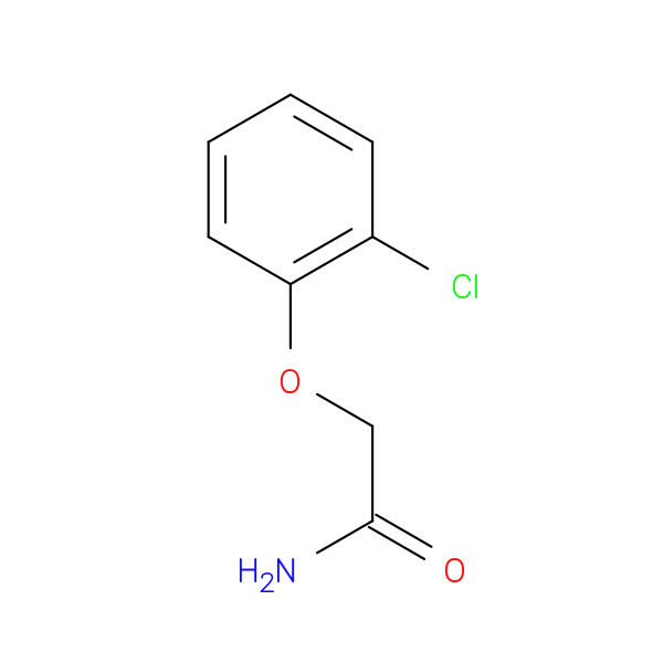 2-(2-CHLOROPHENOXY)ACETAMIDE 化学構造式