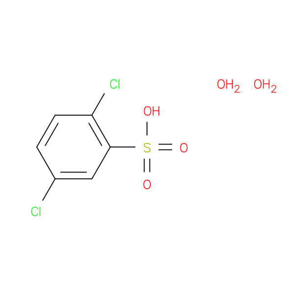 2,5-Dichlorobenzenesulfonic acid dihydrate 化学構造式