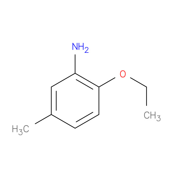 2-Ethoxy-5-methylaniline 化学構造式