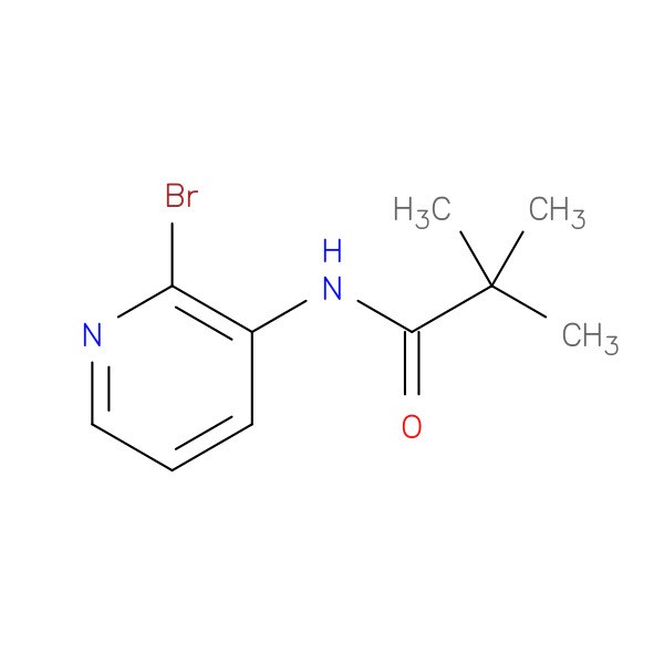 N-(2-Bromopyridin-3-yl)pivalamide 化学構造式