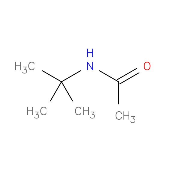 N-TERT-BUTYLACETAMIDE 化学構造式