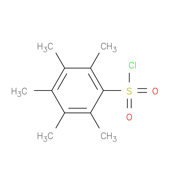 2,3,4,5,6-Pentamethylbenzene-1-sulfonyl chloride 化学構造式