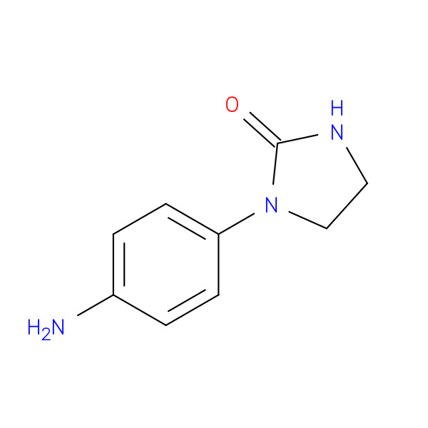 2-Imidazolidinone, 1-(4-aminophenyl)- 化学構造式