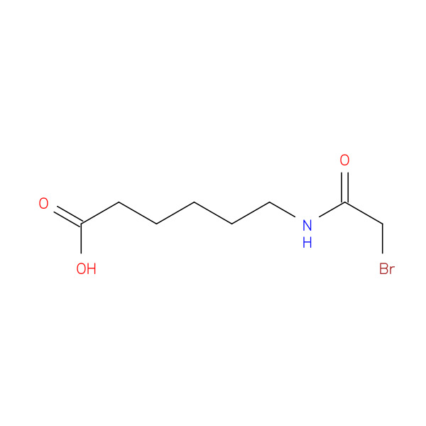 Hexanoic acid, 6-[(bromoacetyl)amino]- 化学構造式