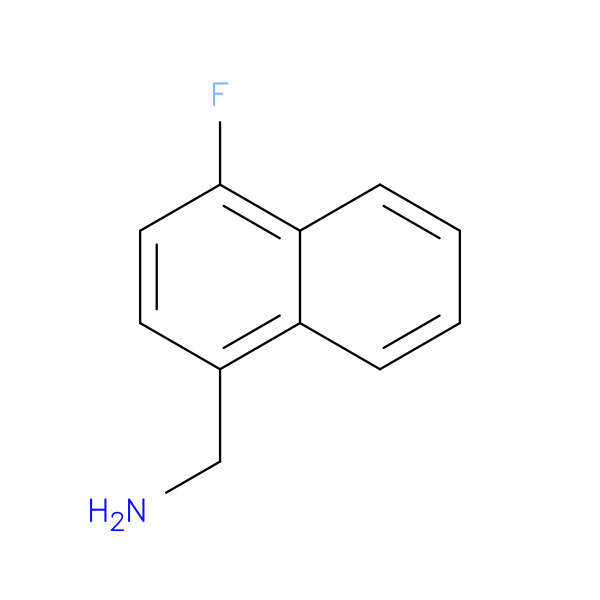 1-Naphthalenemethanamine, 4-fluoro- 化学構造式