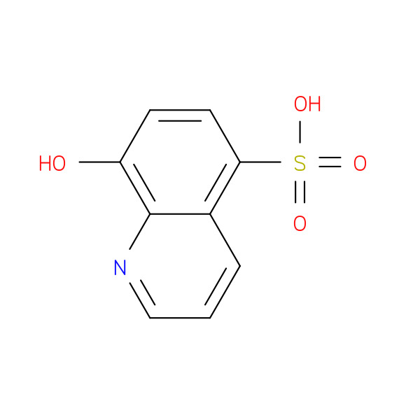 8-Hydroxyquinoline-5-sulfonic acid 化学構造式