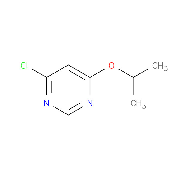 4-Chloro-6-isopropoxypyrimidine 化学構造式