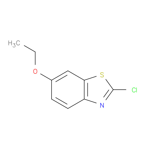 2-Chloro-6-ethoxybenzo[d]thiazole 化学構造式