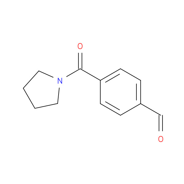 Benzaldehyde,4-(1-pyrrolidinylcarbonyl)- 化学構造式