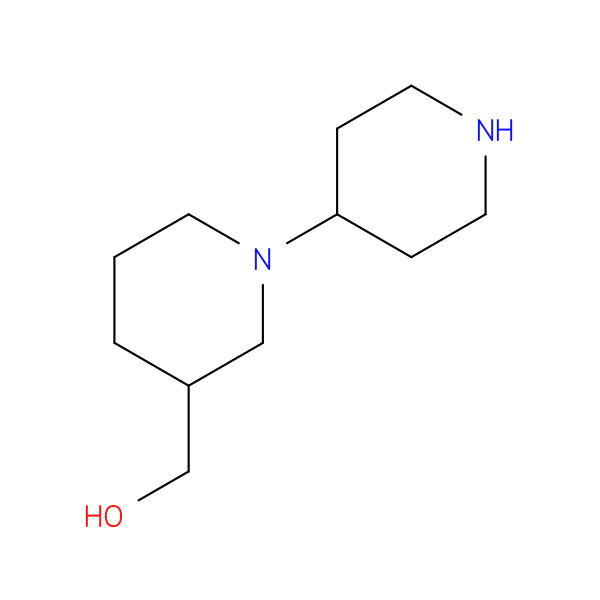 [1,4'-Bipiperidine]-3-methanol 化学構造式