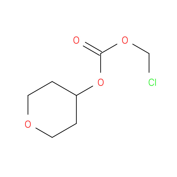 Carbonic acid, chloromethyl tetrahydro-2H-pyran-4-yl ester 化学構造式