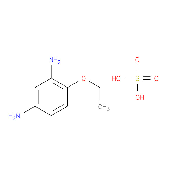 4-Ethoxybenzene-1,3-diamine sulfate 化学構造式