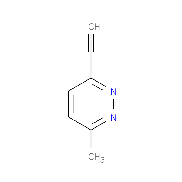 Pyridazine, 3-ethynyl-6-methyl- 化学構造式