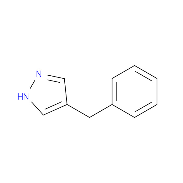 1H-Pyrazole, 4-(phenylmethyl)- 化学構造式