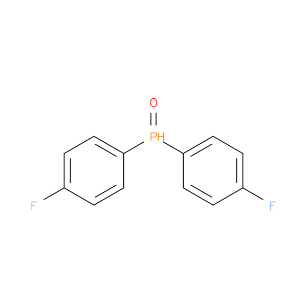 Phosphine oxide, bis(4-fluorophenyl)- 化学構造式