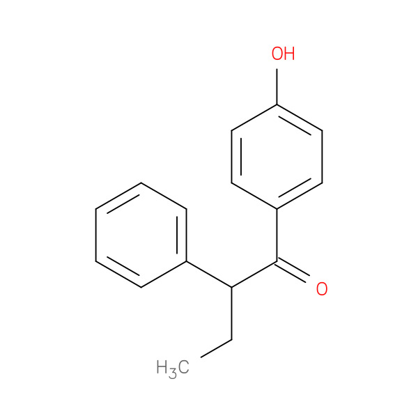 1-Butanone,1-(4-hydroxyphenyl)-2-phenyl- 化学構造式