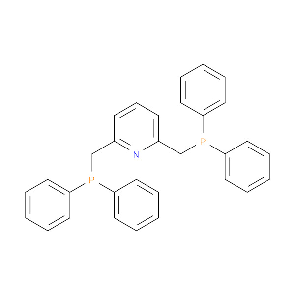 Pyridine, 2,6-bis[(diphenylphosphino)methyl]- 化学構造式