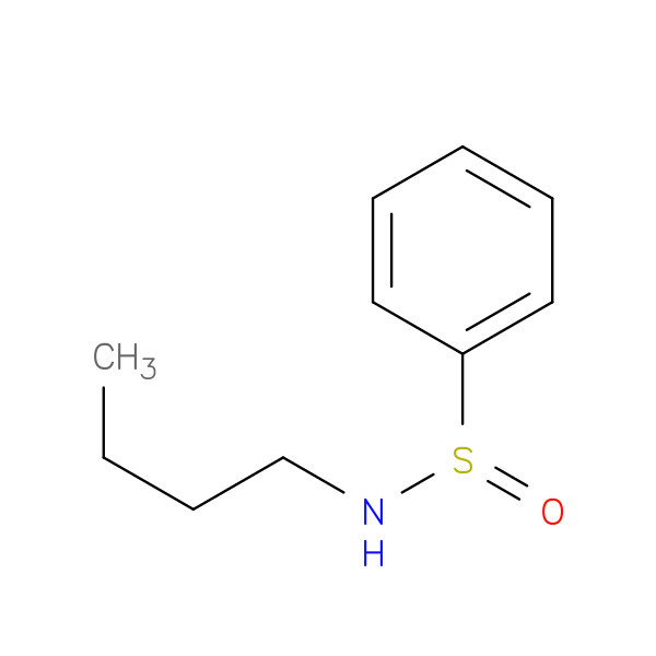 BENZENESULFINAMIDE, N-BUTYL- 化学構造式