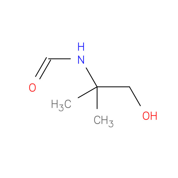 Formamide, N-(2-hydroxy-1,1-dimethylethyl)- 化学構造式