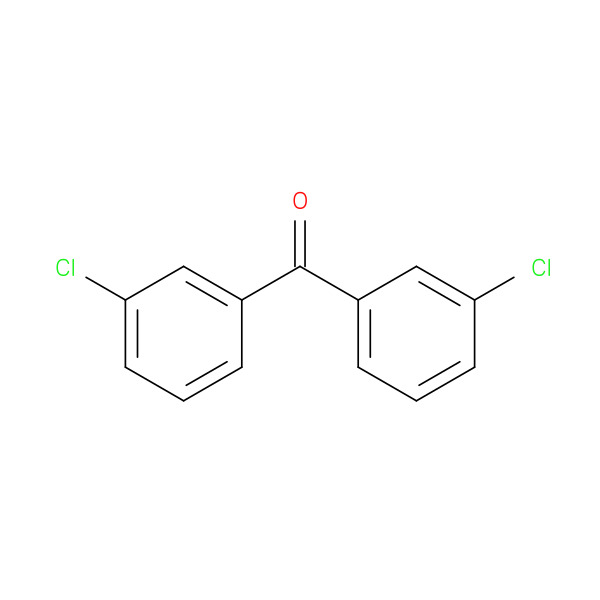 3,3'-Dichlorobenzophenone 化学構造式