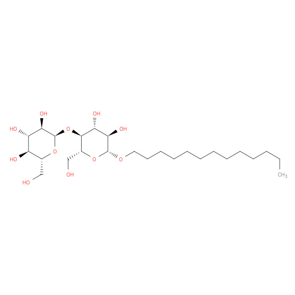 Tridecyl b-D-maltopyranoside 化学構造式