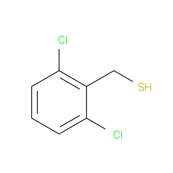 Benzenemethanethiol, 2,6-dichloro- 化学構造式