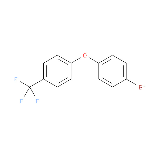 Benzene, 1-(4-bromophenoxy)-4-(trifluoromethyl)- 化学構造式