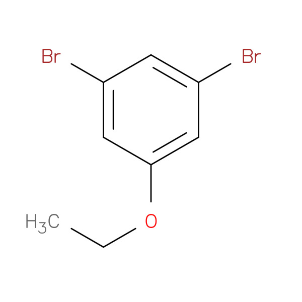 1,3-Dibromo-5-ethoxybenzene 化学構造式