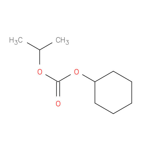 Carbonic acid, cyclohexyl 1-methylethyl ester 化学構造式