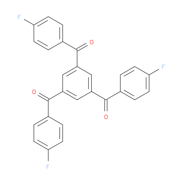Methanone, 1,3,5-benzenetriyltris[(4-fluorophenyl)- 化学構造式