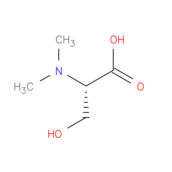 L-Serine, N,N-dimethyl- 化学構造式