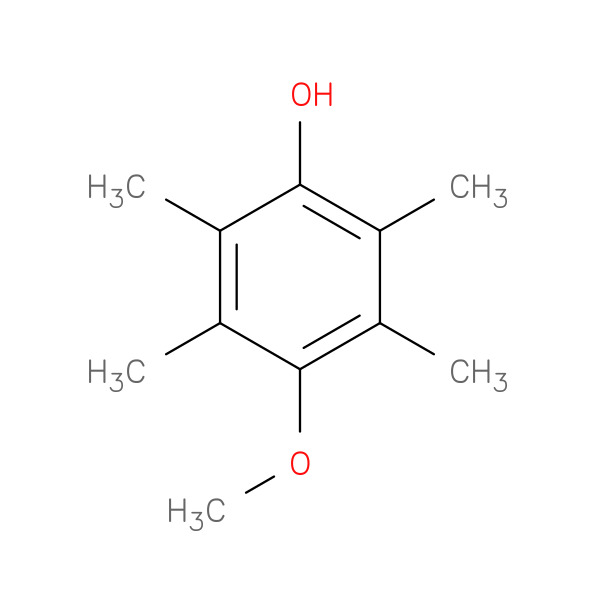 Phenol, 4-methoxy-2,3,5,6-tetramethyl- 化学構造式