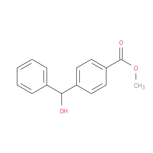 Methyl 4-(hydroxy(phenyl)methyl)benzoate 化学構造式