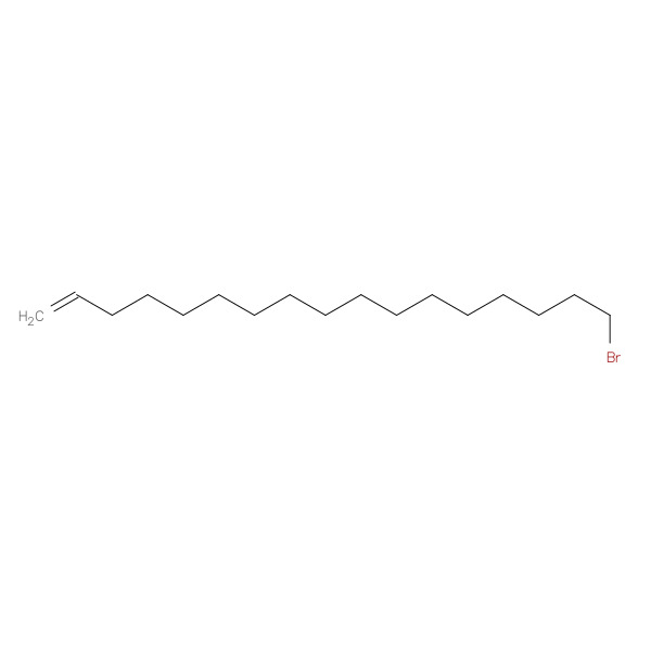 1-Heptadecene, 17-bromo- 化学構造式