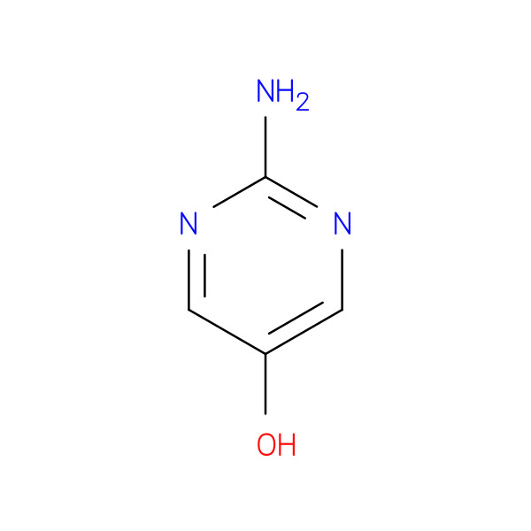 2-Aminopyrimidin-5-ol 化学構造式