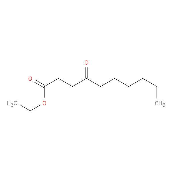 Decanoic acid, 4-oxo-, ethyl ester 化学構造式