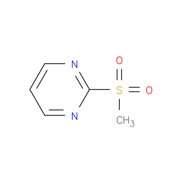 2-(Methylsulfonyl)pyrimidine 化学構造式