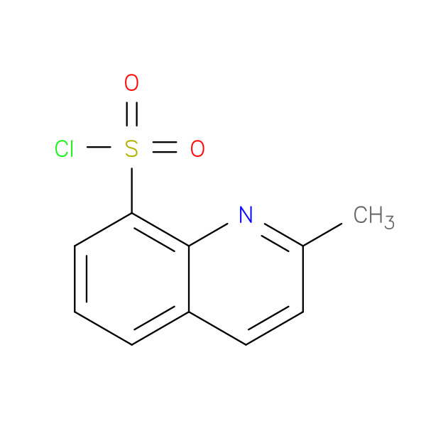 2-Methyl-8-quinoxalinesulfonyl Chloride 化学構造式