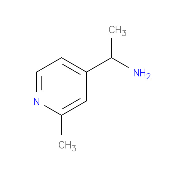 4-Pyridinemethanamine,alpha,2-dimethyl-(9CI) 化学構造式
