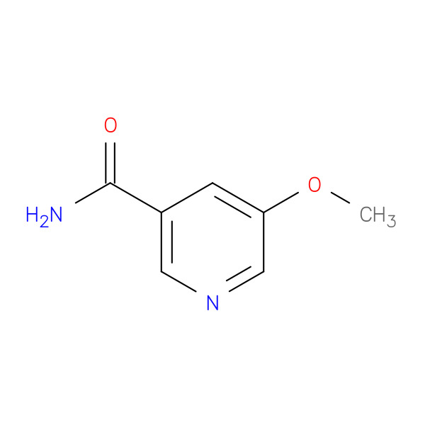 3-Pyridinecarboxamide,5-methoxy-(9CI) 化学構造式