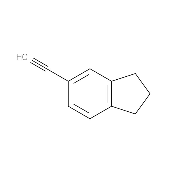 1H-Indene, 5-ethynyl-2,3-dihydro- 化学構造式