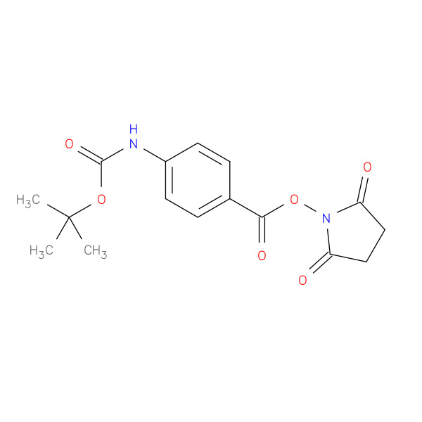 BOC-4-ABZ-OSU 化学構造式